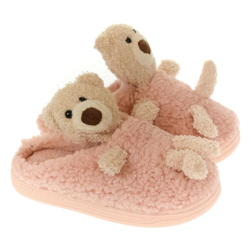 JOHN-C Detské ružové papuče BRUM 28470342