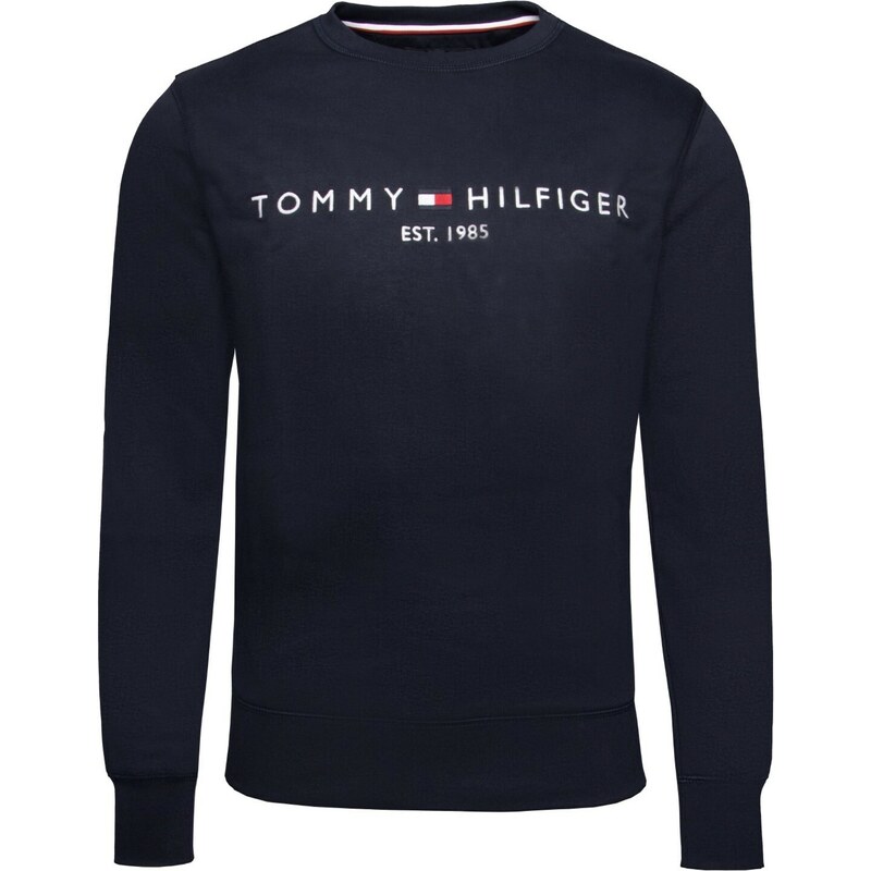 TOMMY HILFIGER Mikina tmavomodrá / červená / biela 26630789