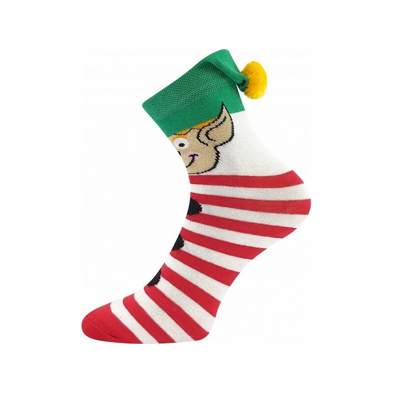 KULDA vianočný veselé ponožky Boma - SKŘÍTEK