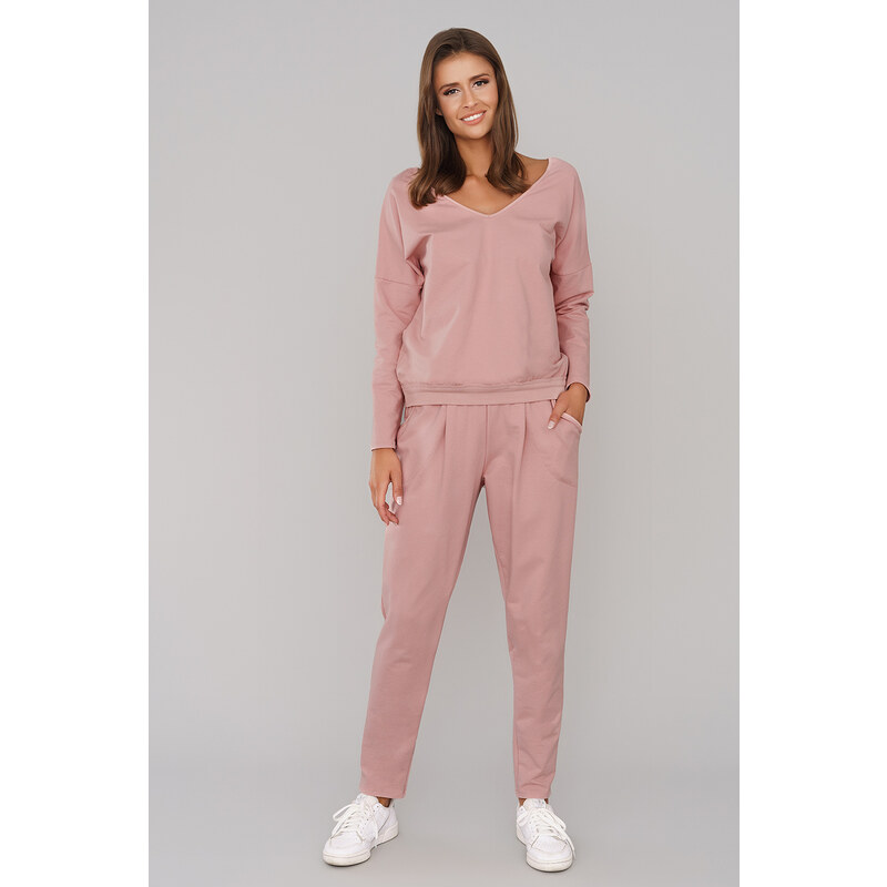 Italian Fashion Dámske domáce oblečenie Karina ružové, Farba ružová 28519419