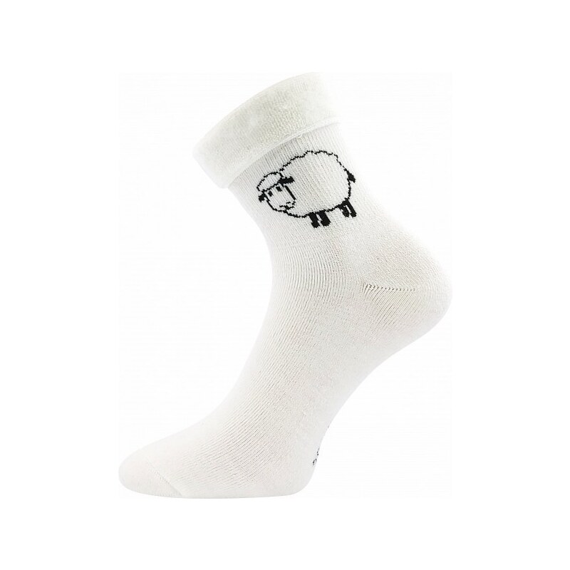 OVEČKANA vlnené teplé ponožky Boma Smetanová 35-38 1 pár 28945808