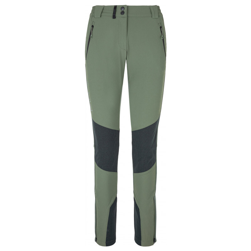 Dámske outdoorové nohavice Kilpi NUUK-W khaki 28544000