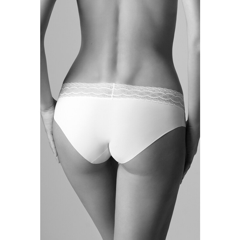 Glara Dámske nohavičky s čipkovým pásom Invisible 36988812