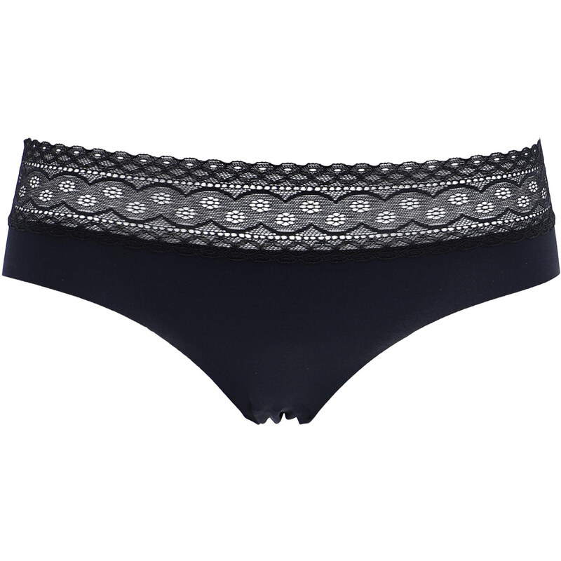 Glara Dámske nohavičky s čipkovým pásom Invisible 36988813