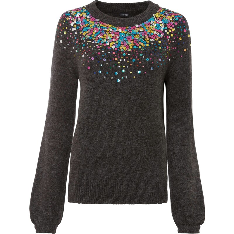 bonprix Pulóver, farba šedá 46158338