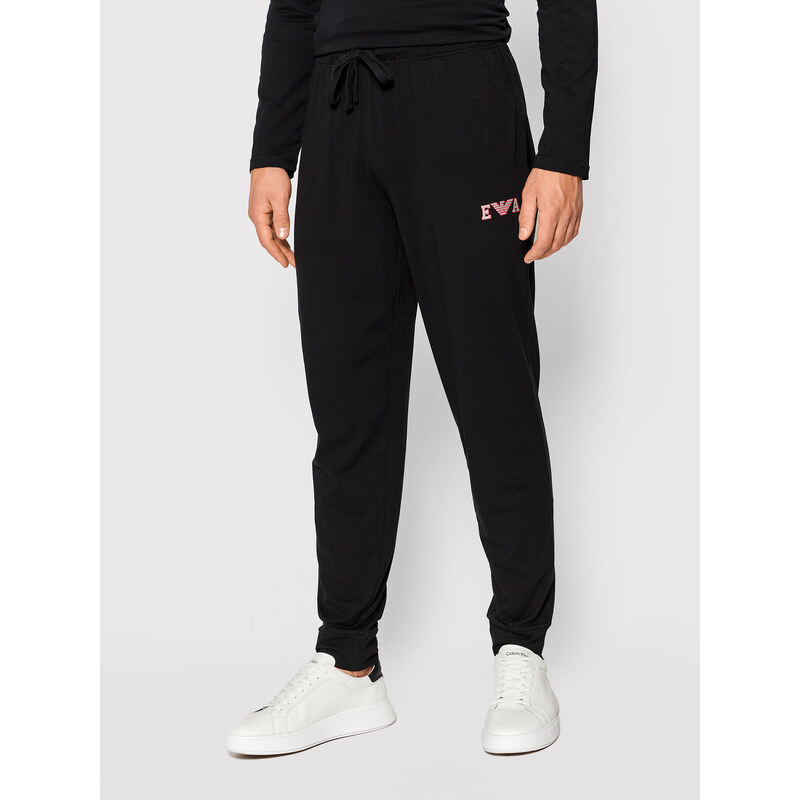 Pánske teplákové nohavice 111652 1A526 - 00020 - Čierna - Emporio 28590184