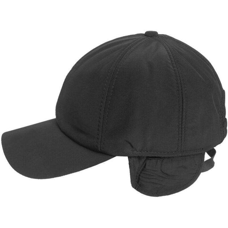 Zimná šiltovka na uši čierna CLASSIC 20014510