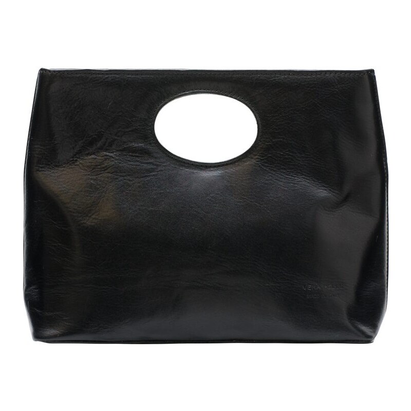 Glamorous by GLAM Santa Croce Kožená kabelka pevná do ruky - čierna 28197258