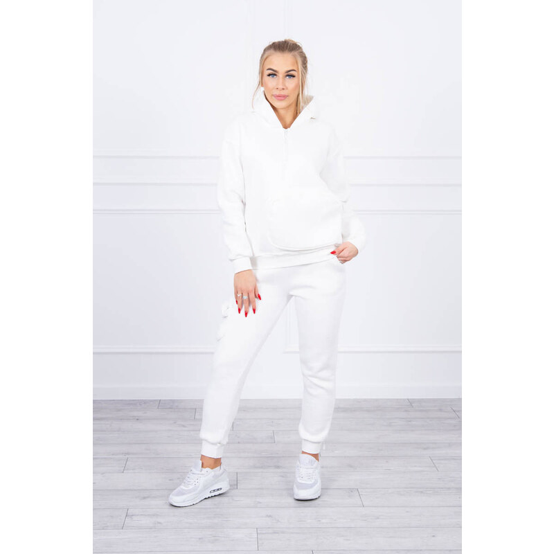 MladaModa Zateplená tepláková súprava s veľkým vreckom model 9324 28959356