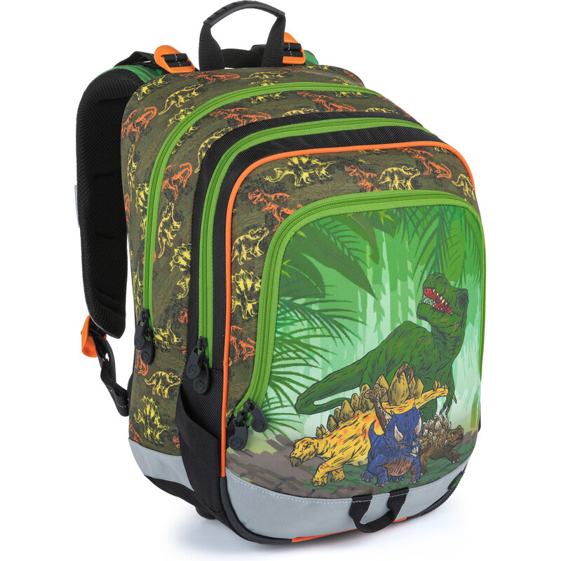 Bagmaster Školský batoh pre prvákov ALFA 21 C GREEN/BLACK 62192327