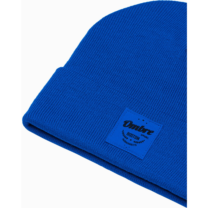 Ombre Clothing Pánska čapica - nebesko modrá H103