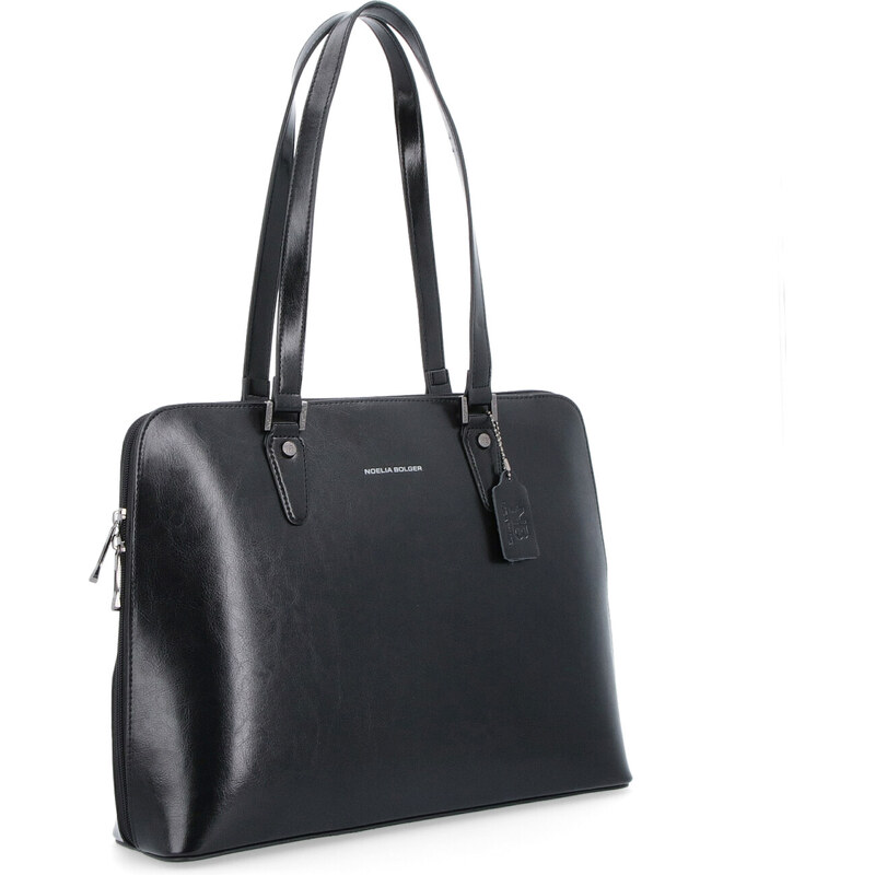 Kožená kabelka cez rameno Noelia Bolger čierna NB 0057 C 39204018