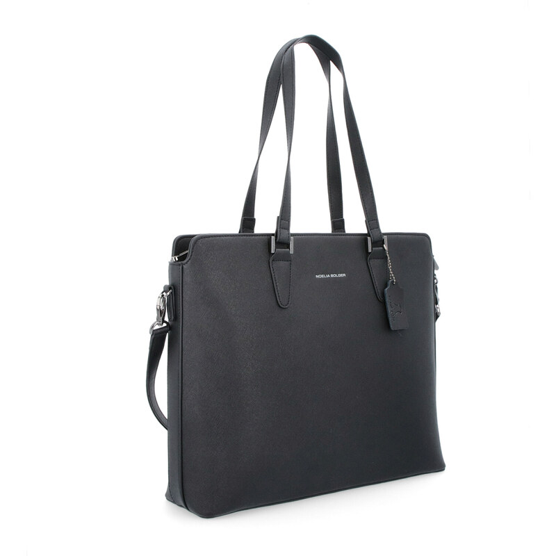 Kožená kabelka cez rameno Noelia Bolger čierna NB 0056 C 39204019