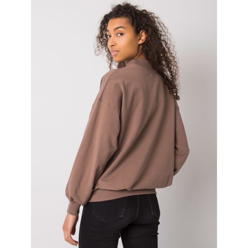 RUE PARIS Sweatshirt-RV-BL-7323.00X-brown 64787390