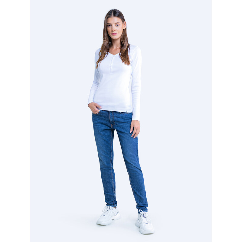 Big Star Womans Shirt_ss_slim Trousers 115541 Denim-449 64769770