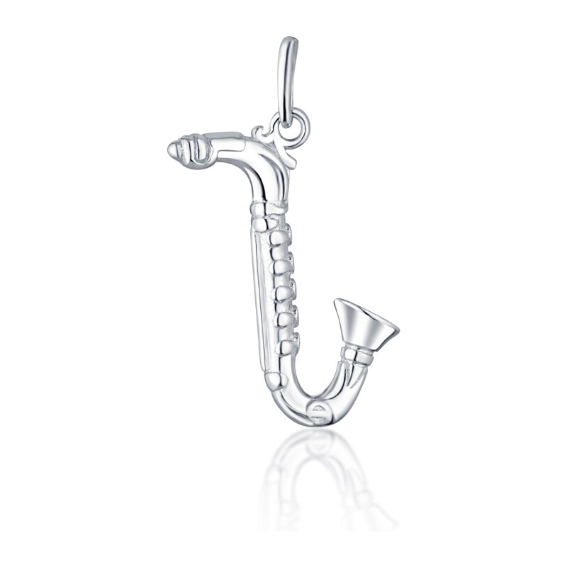 Ligot Strieborný prívesok saxofón 46720392