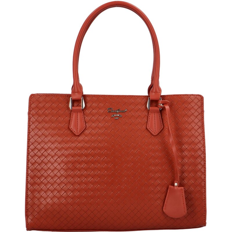 Dámska kabelka tehlovo červená - David Jones Ophia červená 67283852