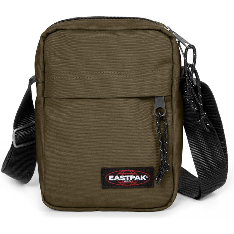 EASTPAK Taška cez rameno The One olivová / červená / čierna / biela 57016959