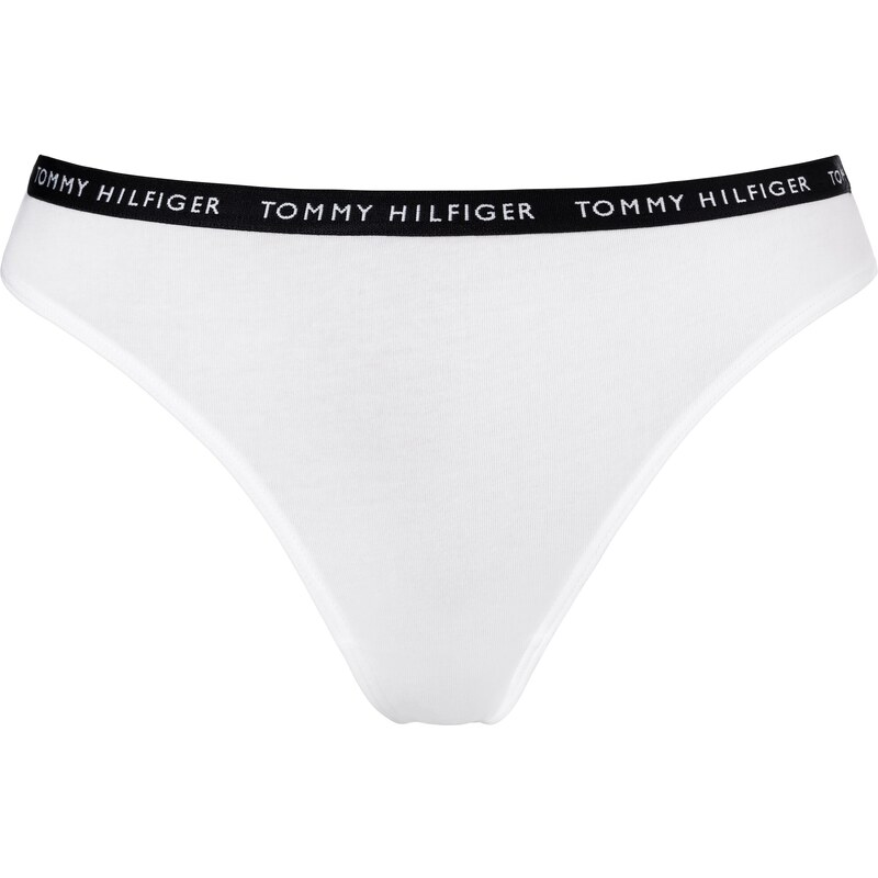 Tommy Hilfiger Underwear Tangá námornícka modrá / rubínová / čierna / biela