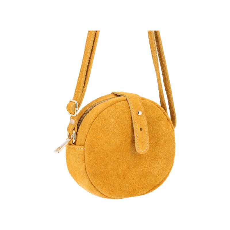 Kožené kabelka listonoška Vittoria Gotti horčicová V20CMS 28781612