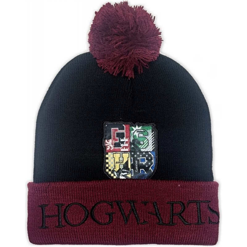 E plus M Zimná úpletová čiapka s brmbolcom Harry Potter - Hogwarts