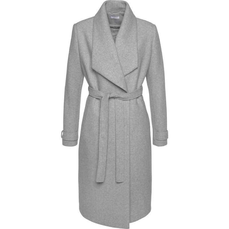 LASCANA Prechodný kabát sivá melírovaná 54227174