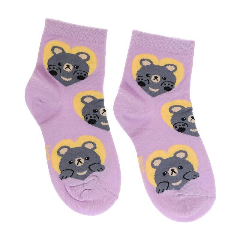 AURA.VIA Detské fialové ponožky MAJKY 28784708