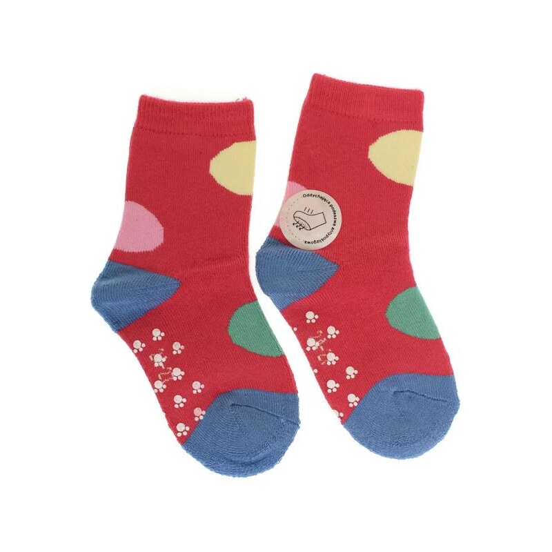 AURA.VIA Detské thermo červené ponožky CYNTIA 28784715