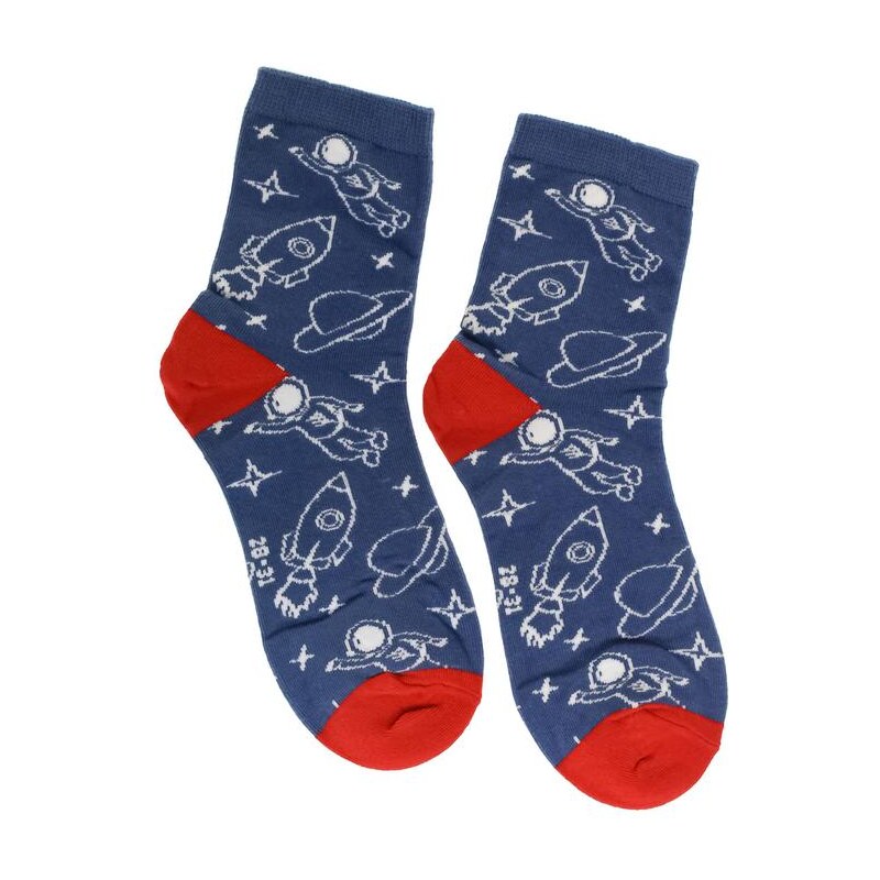 AURA.VIA Detské modré ponožky GALAXY 28784709