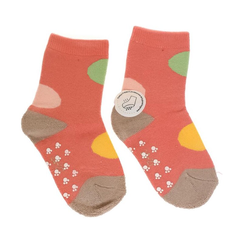 AURA.VIA Detské thermo oranžové ponožky CYNTIA 28784717