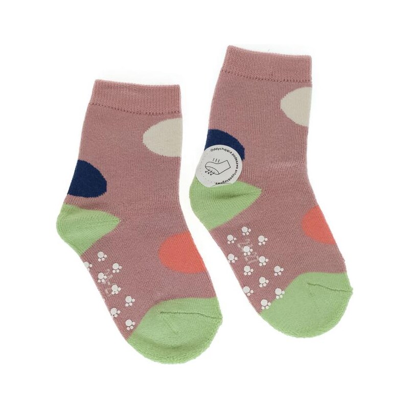 AURA.VIA Detské thermo svetlozelené ponožky CYNTIA 28784718