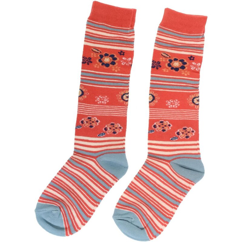 AURA.VIA Detské oranžové ponožky LADY