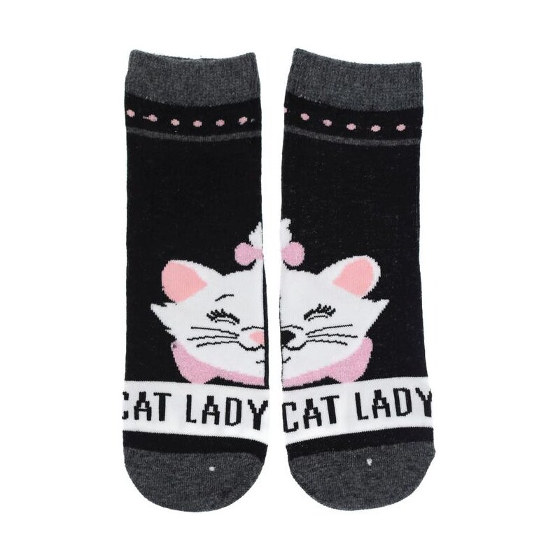 AURA.VIA Detské čierne ponožky MŇAUKY 28784747