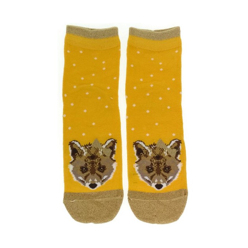 AURA.VIA Detské žlté ponožky VESNA 28784751