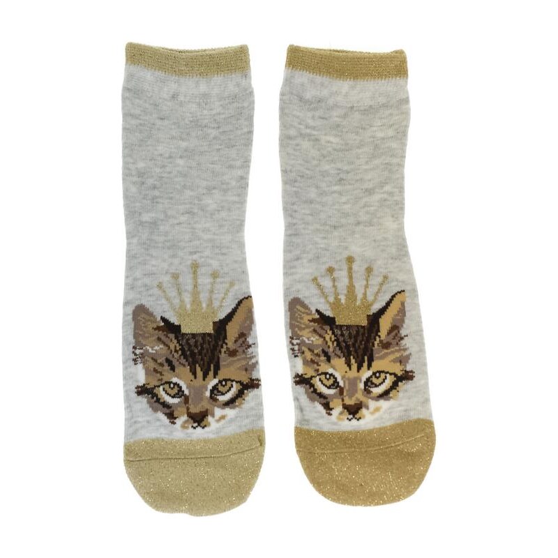 AURA.VIA Detské sivé ponožky VESNA 28784752