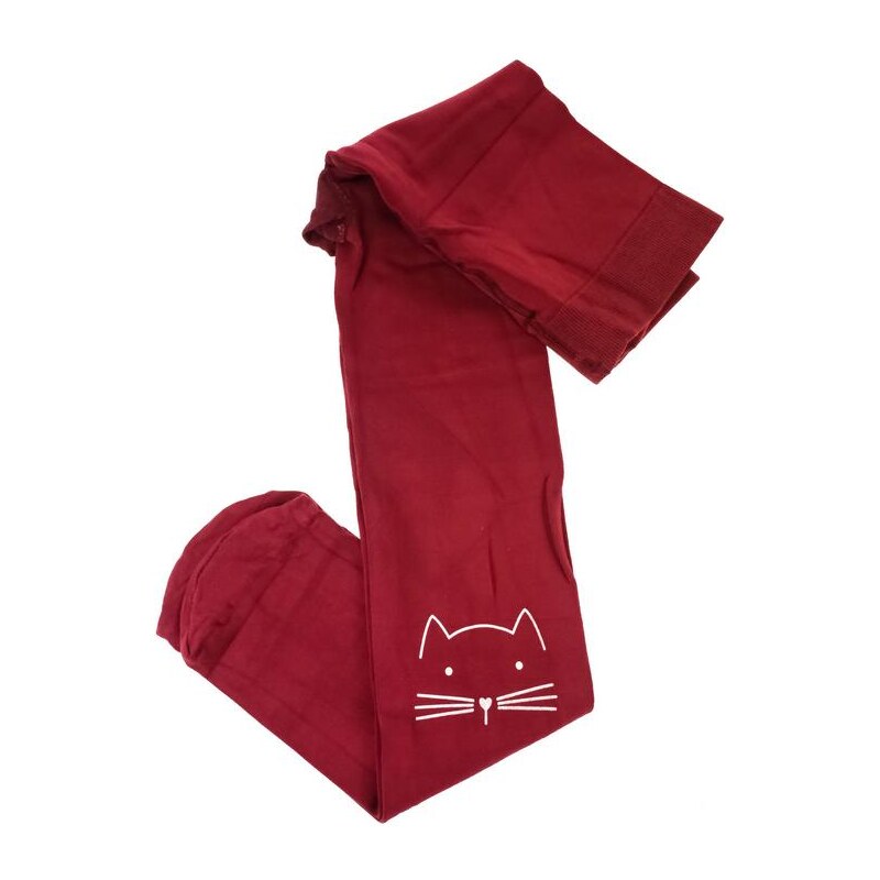 AURA.VIA Detské červené pančuchy KITY 28784785