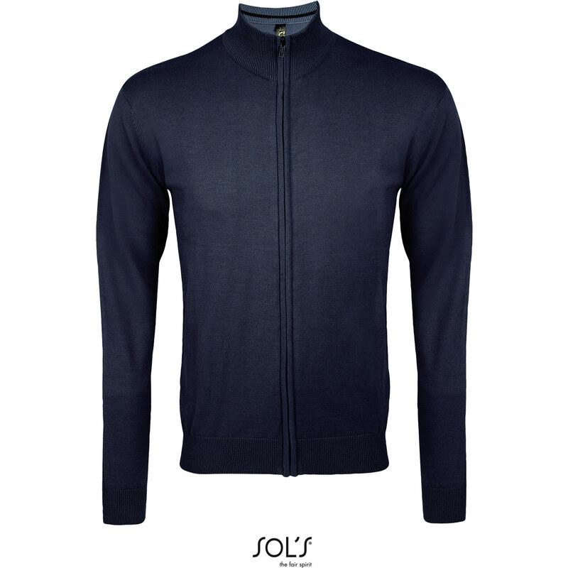 Pánský pletený svetr na zip Regular fit Sols 62676822