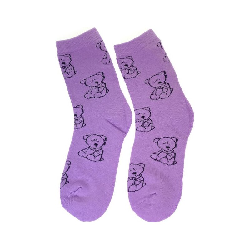 AURA.VIA Thermo fialové ponožky TEDY 28809416