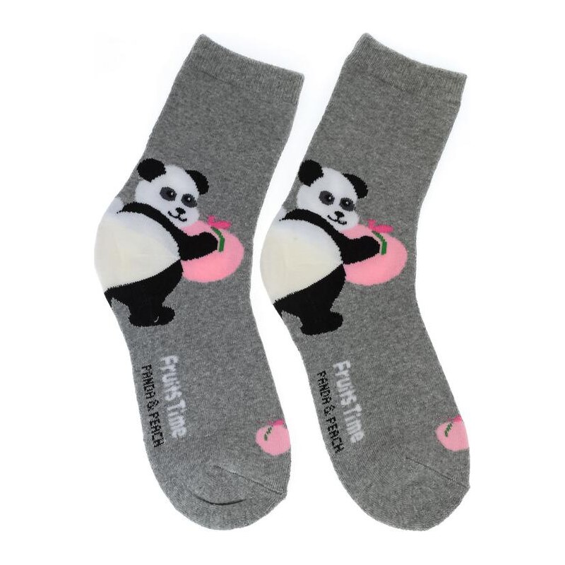 AURA.VIA Thermo sivé ponožky CHERRY 28809422