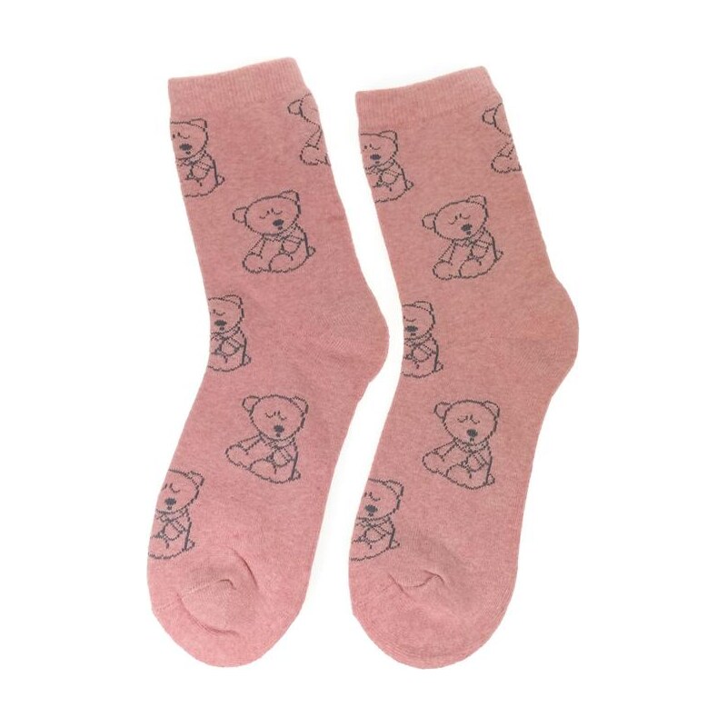 AURA.VIA Thermo ružové ponožky TEDY 28809418