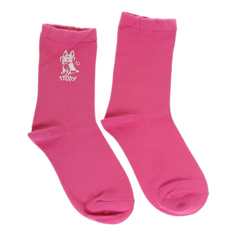 AURA.VIA Dámske ružové ponožky STUDY 28809442