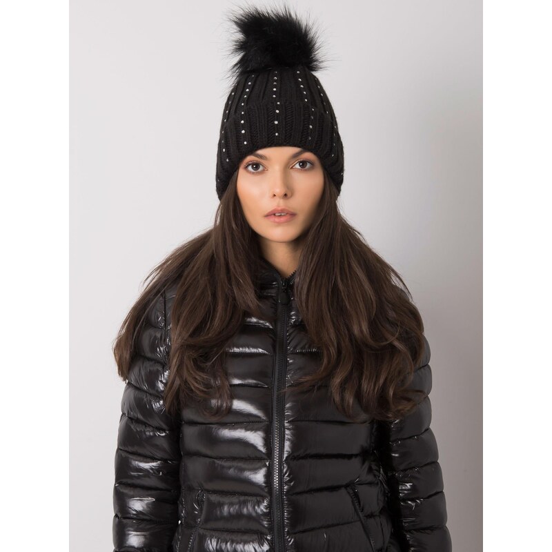 RUE PARIS Cap-JK-CZ-22.93-black 64683381