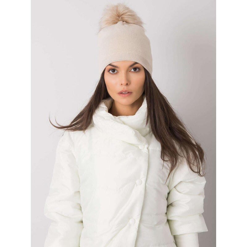 RUE PARIS Cap-JK-CZ-34.11-beige 64688110