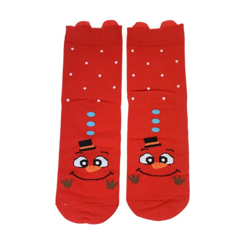 AURA.VIA Dámske červené ponožky GIFT 28837314