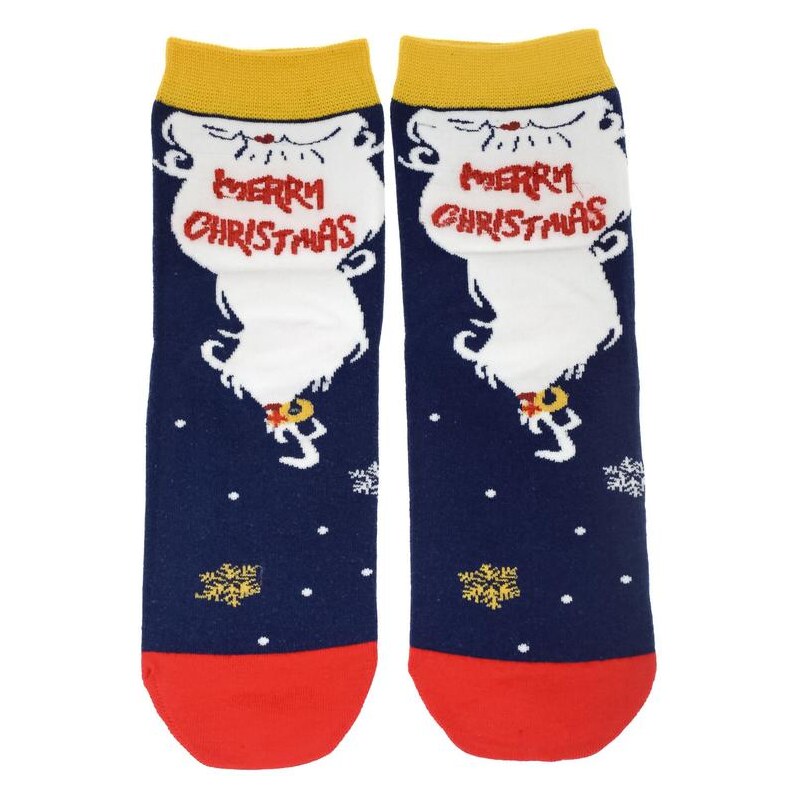 AURA.VIA Dámske tmavomodré ponožky SANTA 28837307