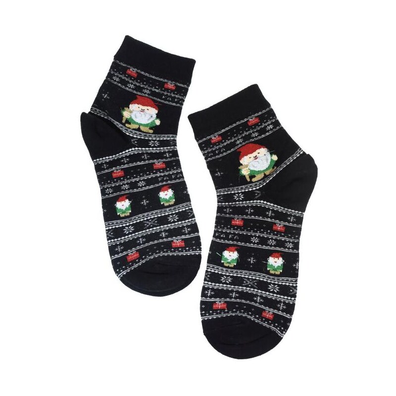 AURA.VIA Dámske čierne ponožky DWARF 46059865