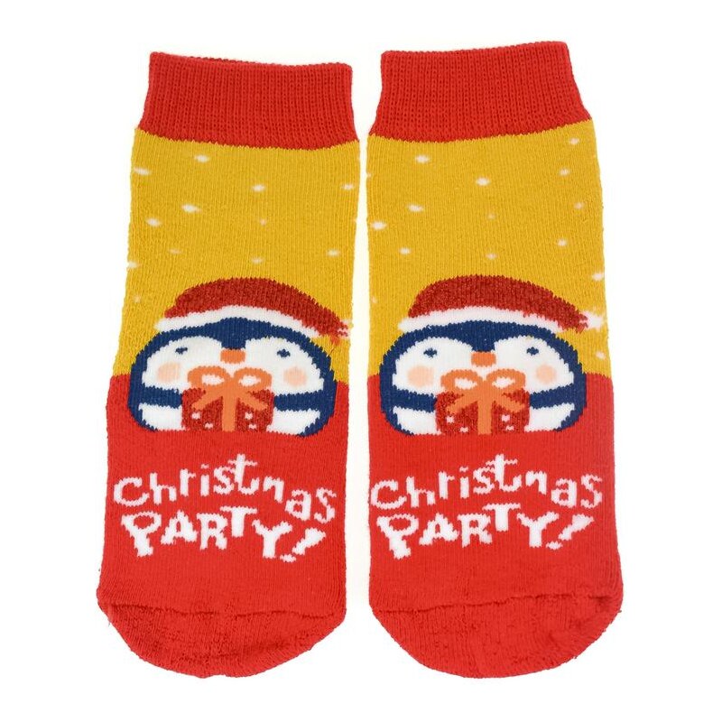 AURA.VIA Detské červené ponožky CHRISTMAS PARTY 28837341