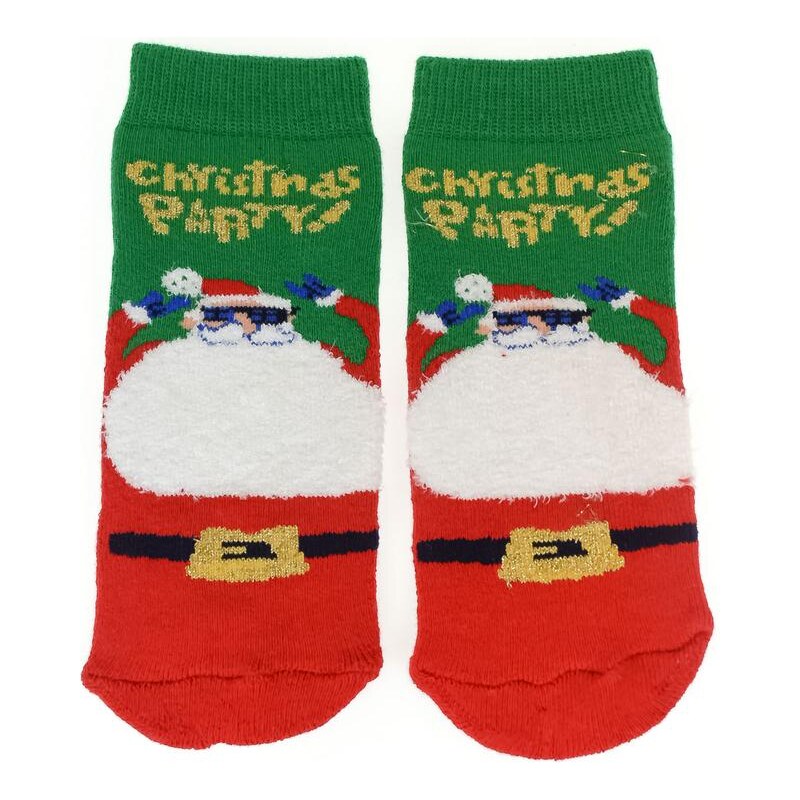AURA.VIA Detské zelené ponožky CHRISTMAS PARTY 28837339