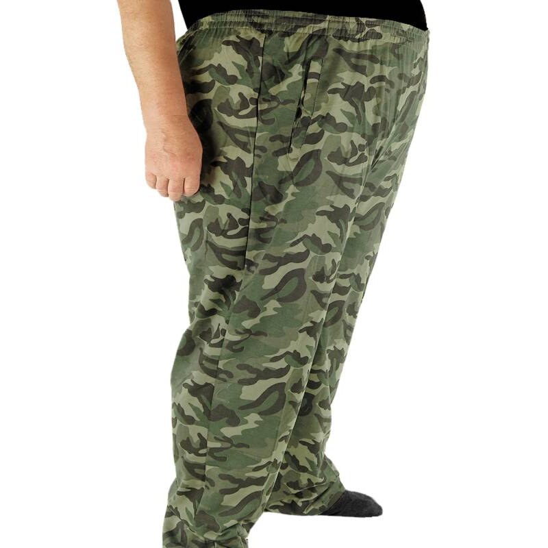 Pánske nadrozmerné tepláky veľkosti 4XL/6XL maskáčové