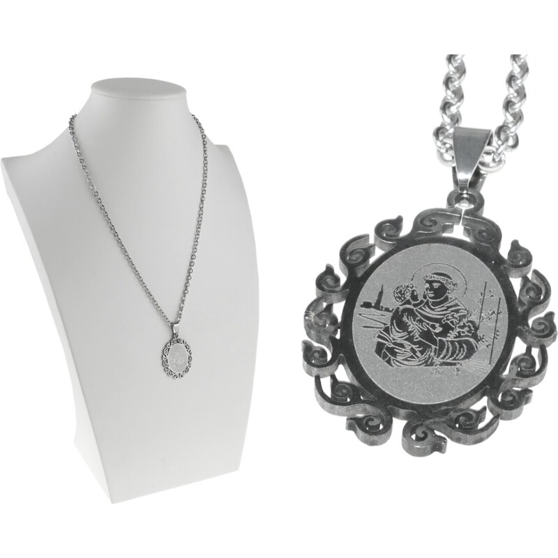 CITY STORM Retiazka s oválnym príveskom svätý Jozef s dieťaťom 66889180